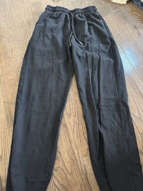 Black UNISEX Drawstring Sweatpants - Classic Casual Fit